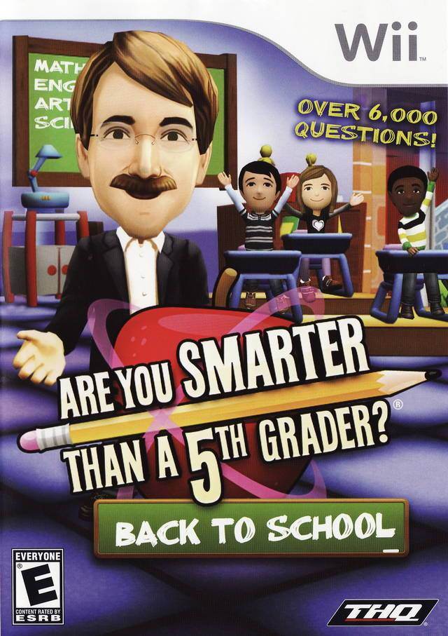 Are You Smarter Than A 5th Grader? Back to School (Wii) - Game Manual Only