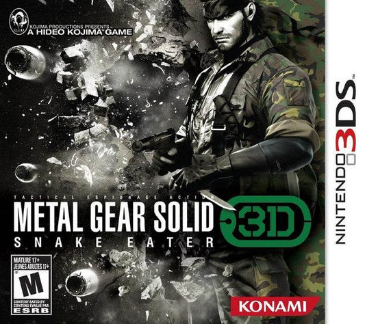 Metal Gear Solid: Snake Eater 3D (Nintendo 3DS) - Game Manual Only