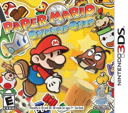 Paper Mario: Sticker Star (Nintendo 3DS) - Game Manual Only