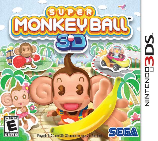 Super Monkey Ball 3D (Nintendo 3DS) - Game Manual Only