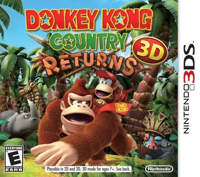 Donkey Kong Country Returns 3D (Nintendo 3DS) - Game Manual Only
