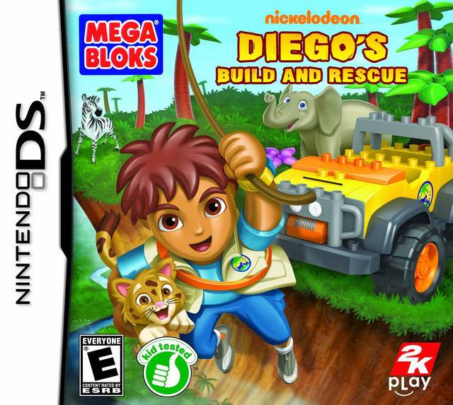 Mega Bloks: Diego's Build And Rescue (Nintendo DS) - Game Manual Only