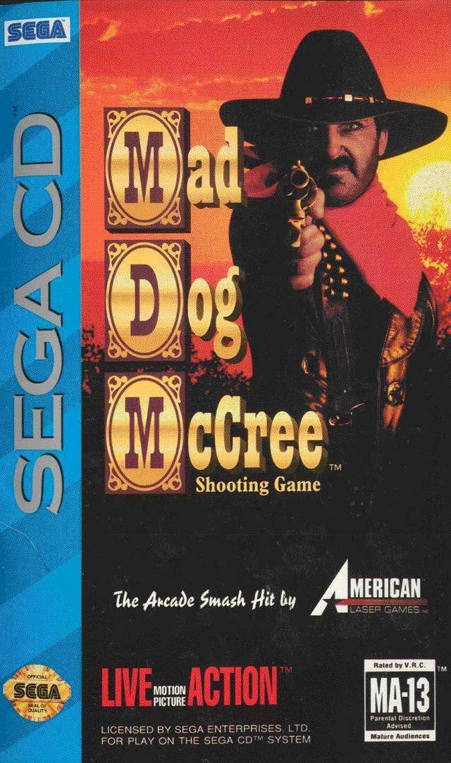 Mad Dog McCree (Sega CD) - Game Manual Only
