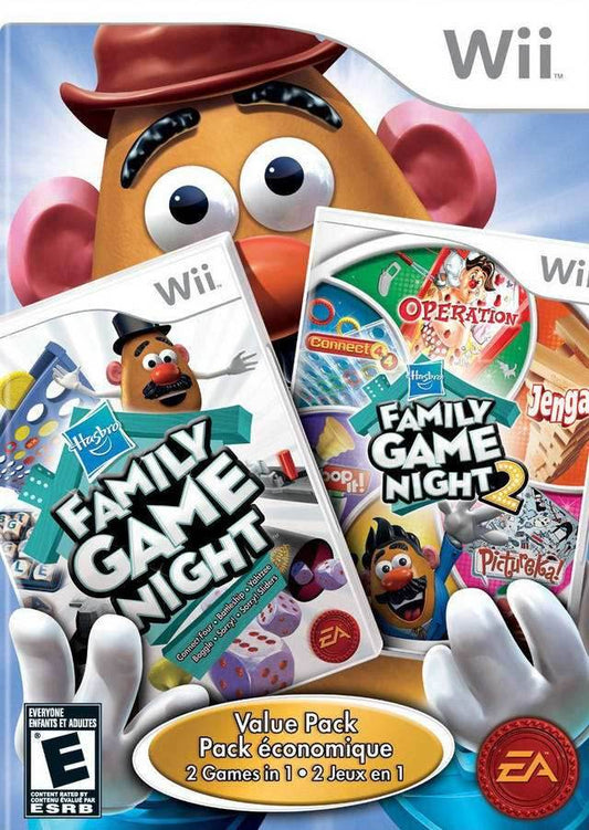 Hasbro Family Game Night Value Pack (Wii) - Game Manual Only