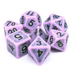 Swamp Fog Ancient 7-Dice Set Role Playing Dungeons and Dragons Dice (Purple) - 