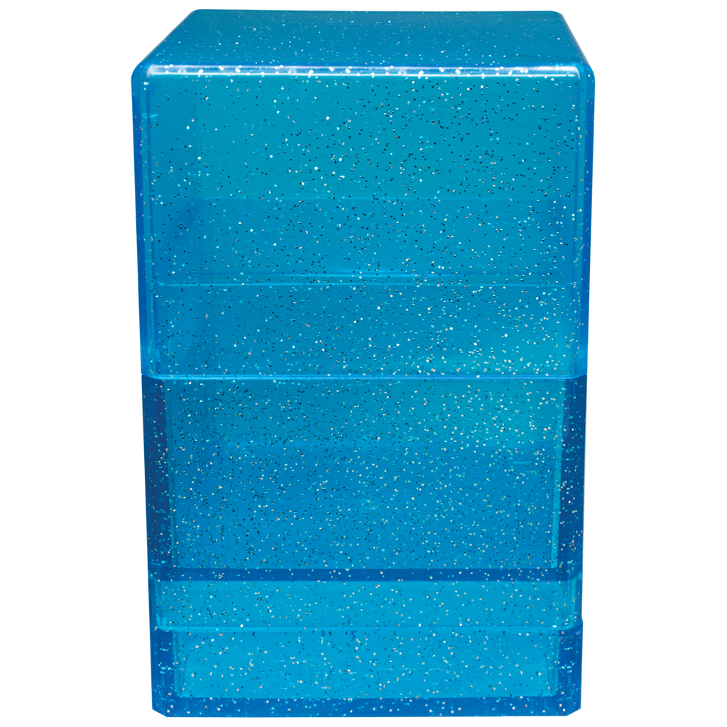 Glitter SATIN® Tower DECK BOX® - Blue