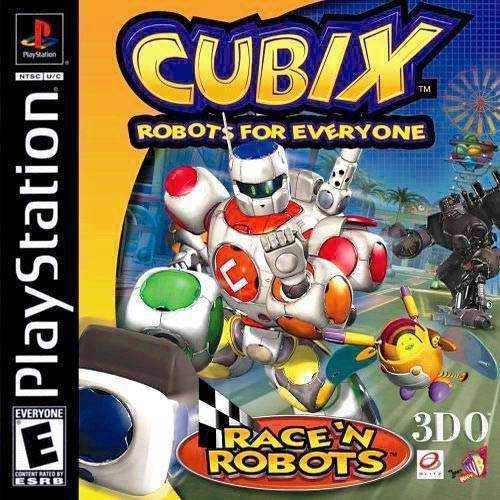 Cubix: Robots For Everyone - Race 'N Robots (Playstation) - Game Manual Only