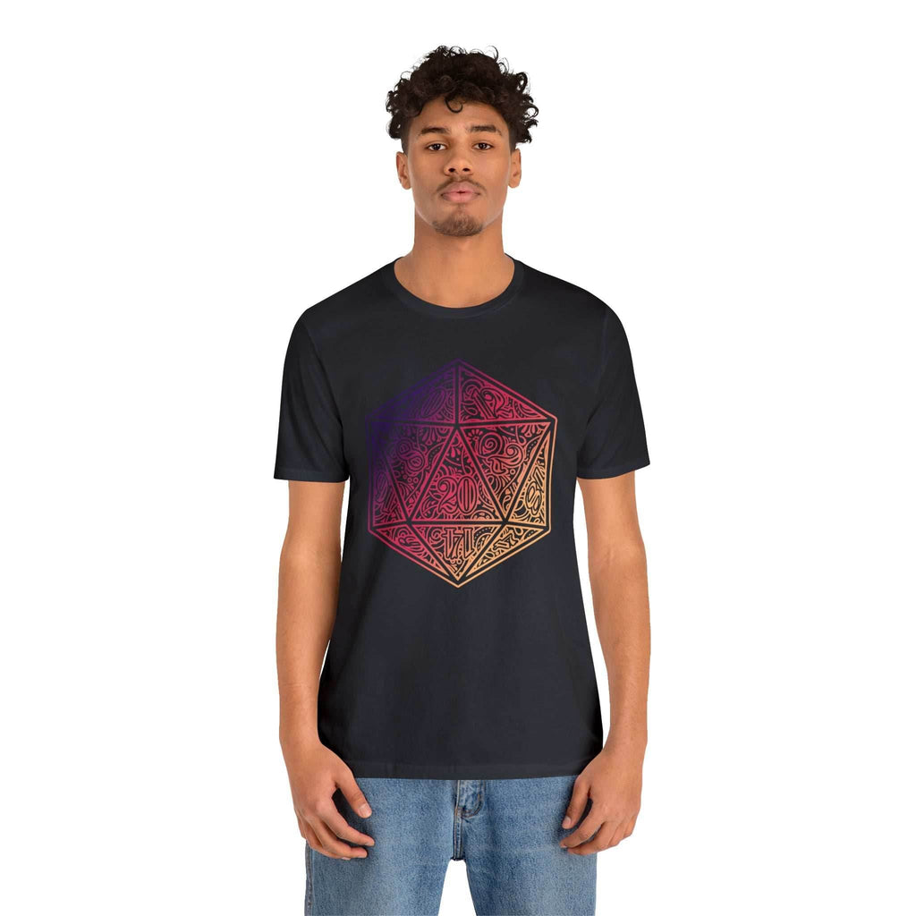 Ombre Ornamental Dice Shirt - Asphalt / S