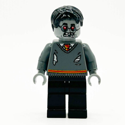 Zombie Harry - B3 Customs Minifig made using LEGO parts - 