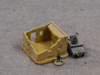 Ruined Afghan Style Hovel (MDF) - 15MMDF070 - 