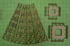 Oil Drilling Tower (Oil Derrick) - MDF - 15MMDF161 - 