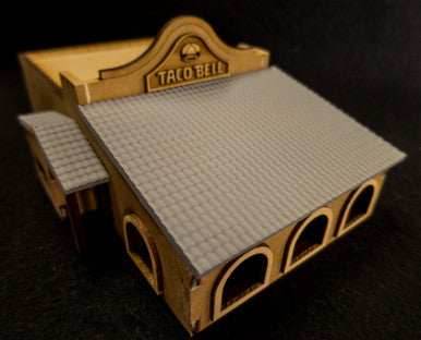 15mm Taco Bell Store (MDF) - 15MMDF163 - 