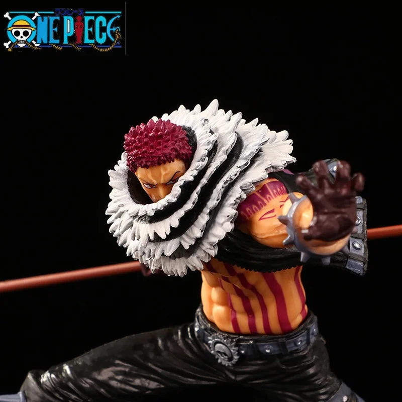 15cm Anime One Piece Figure Charlotte Katakuri King of Artist Action Figure PVC Model Toys Collection Desktop Decoration Kids Gi