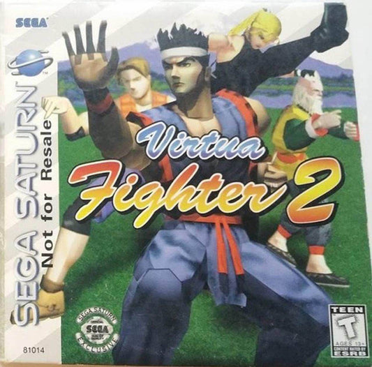 Virtua Fighter 2 (Not For Resale Variant) (Sega Saturn) - Game Manual Only