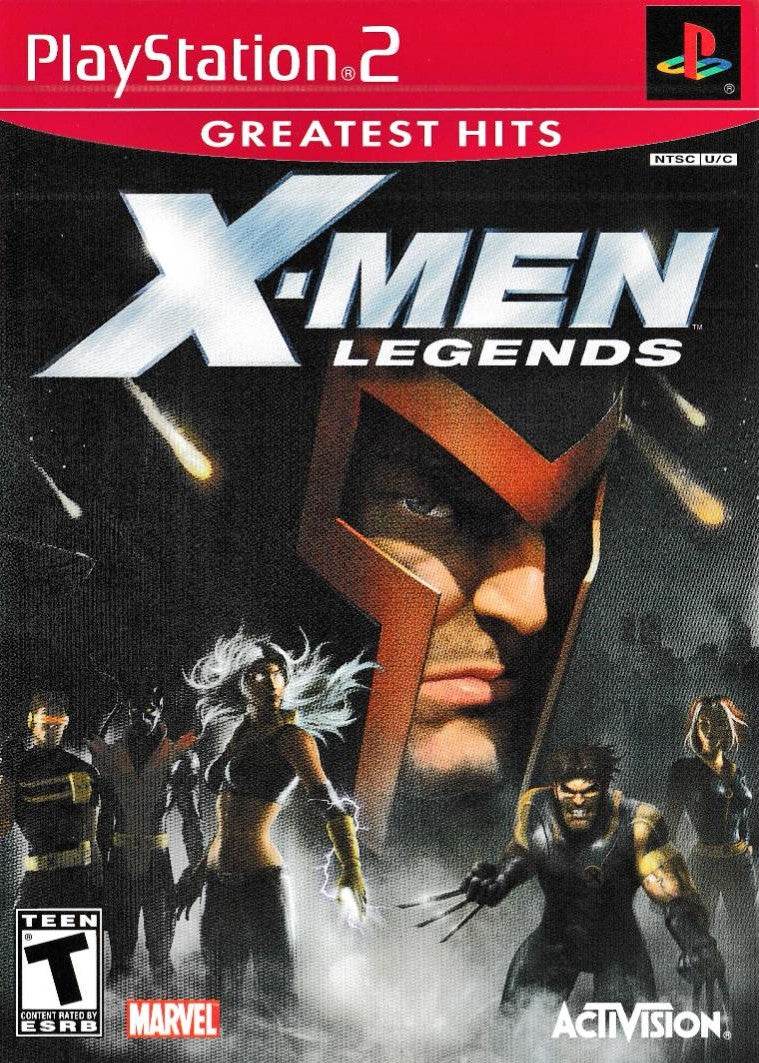 X-Men Legends (Greatest Hits) (Playstation 2) - Game Manual Only