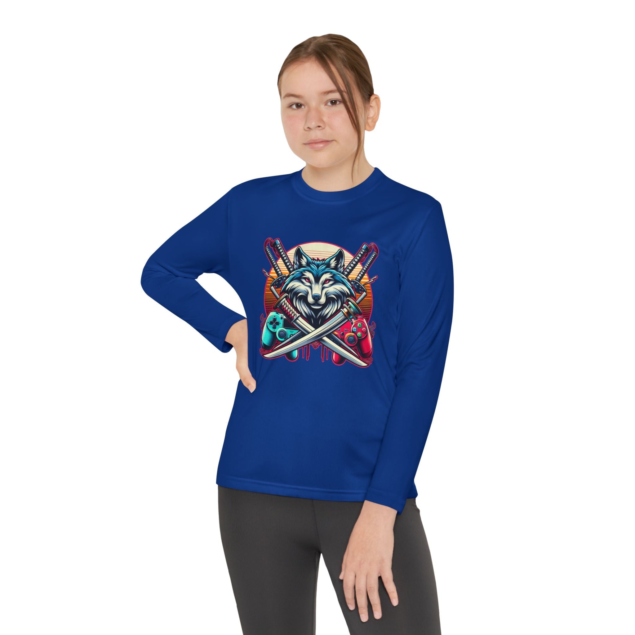 Xp wolf gamer long sleeve shirt