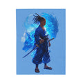 Wolf Warrior Plush Blanket