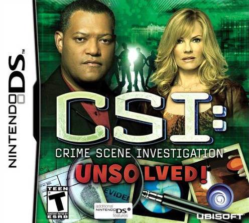 CSI: Crime Scene Investigation Unsolved (Nintendo DS) - Game Manual Only