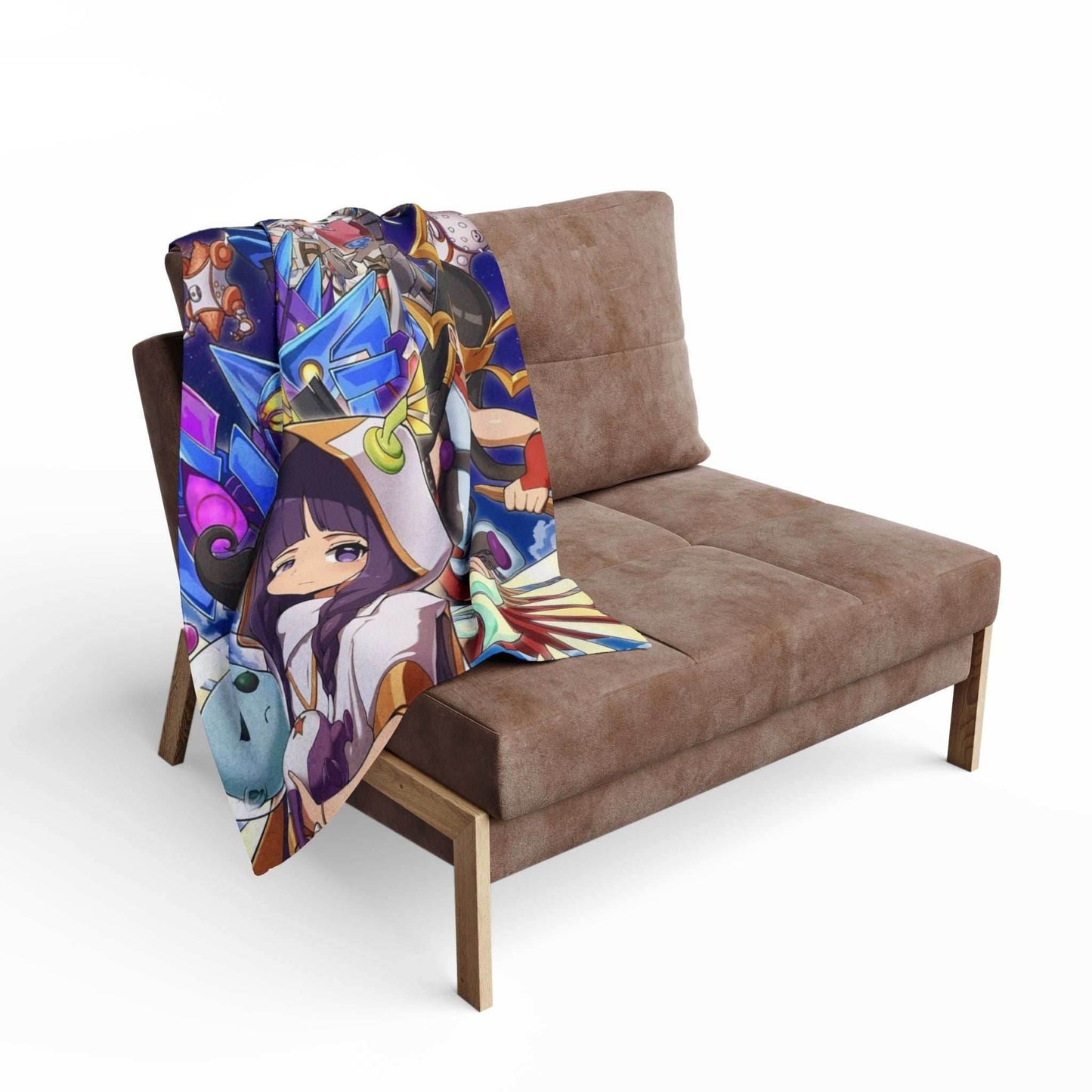 Drykage Anime-Inspired Arctic Fleece Blanket, Cozy Throw for Gamers, Soft Blanket for Home, Perfect Gift for Anime Lovers, Decorative Blanket - 30'' × 40''