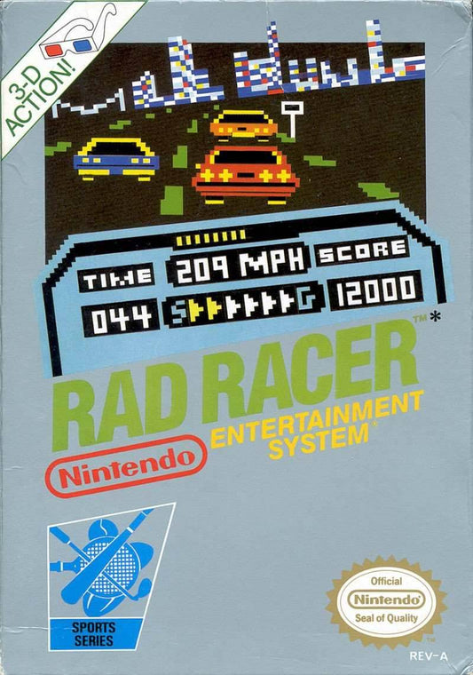 Rad Racer (Nintendo NES) - Game Manual Only