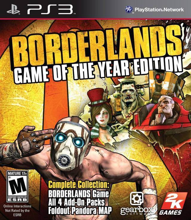 Borderlands Game of the Year Edition (Playstation 3) - Game Manual Only