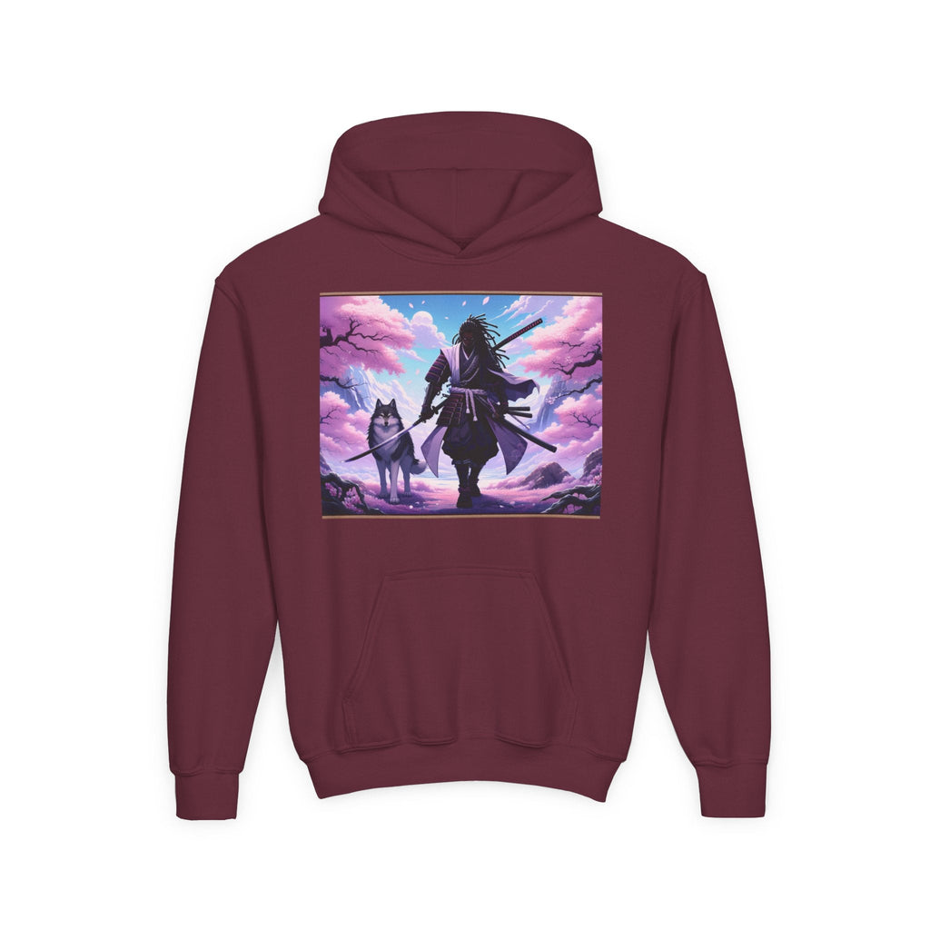 Walking The Wolves to Battle Youth Hooded Sweatshirt