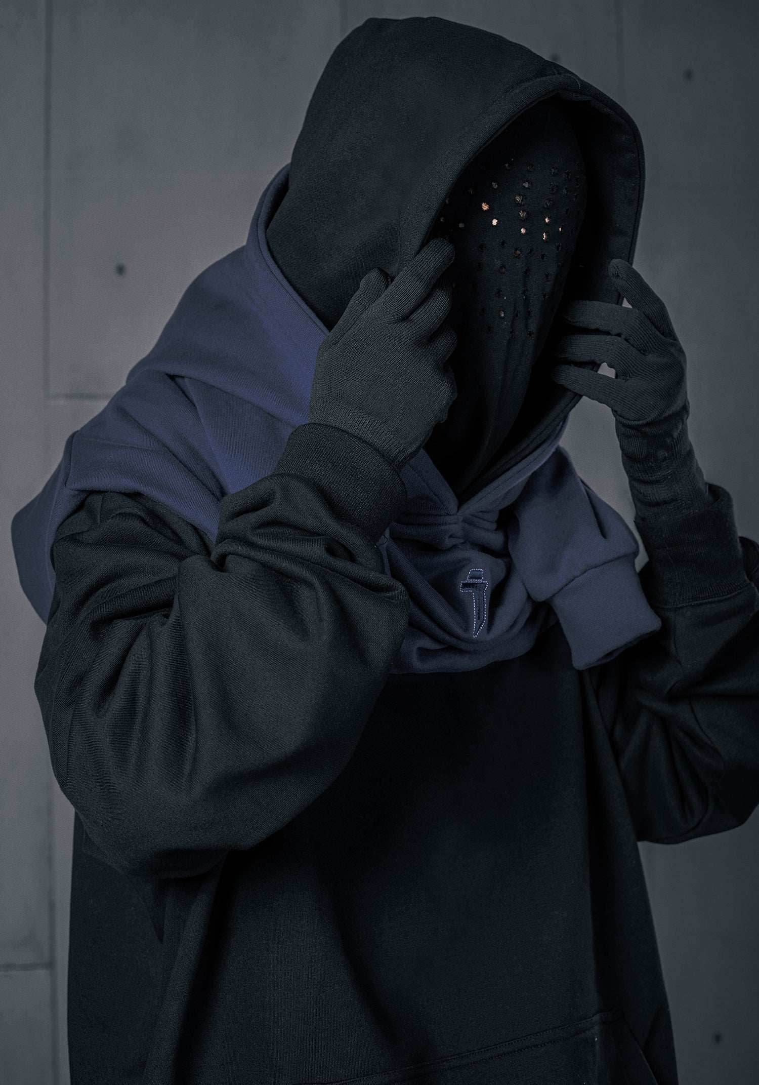 HiH30 Double Double I-Tech Hoodie - Black / M