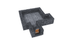 WarLock Tiles: Expansion Pack - 1 in. Dungeon Straight Walls - 