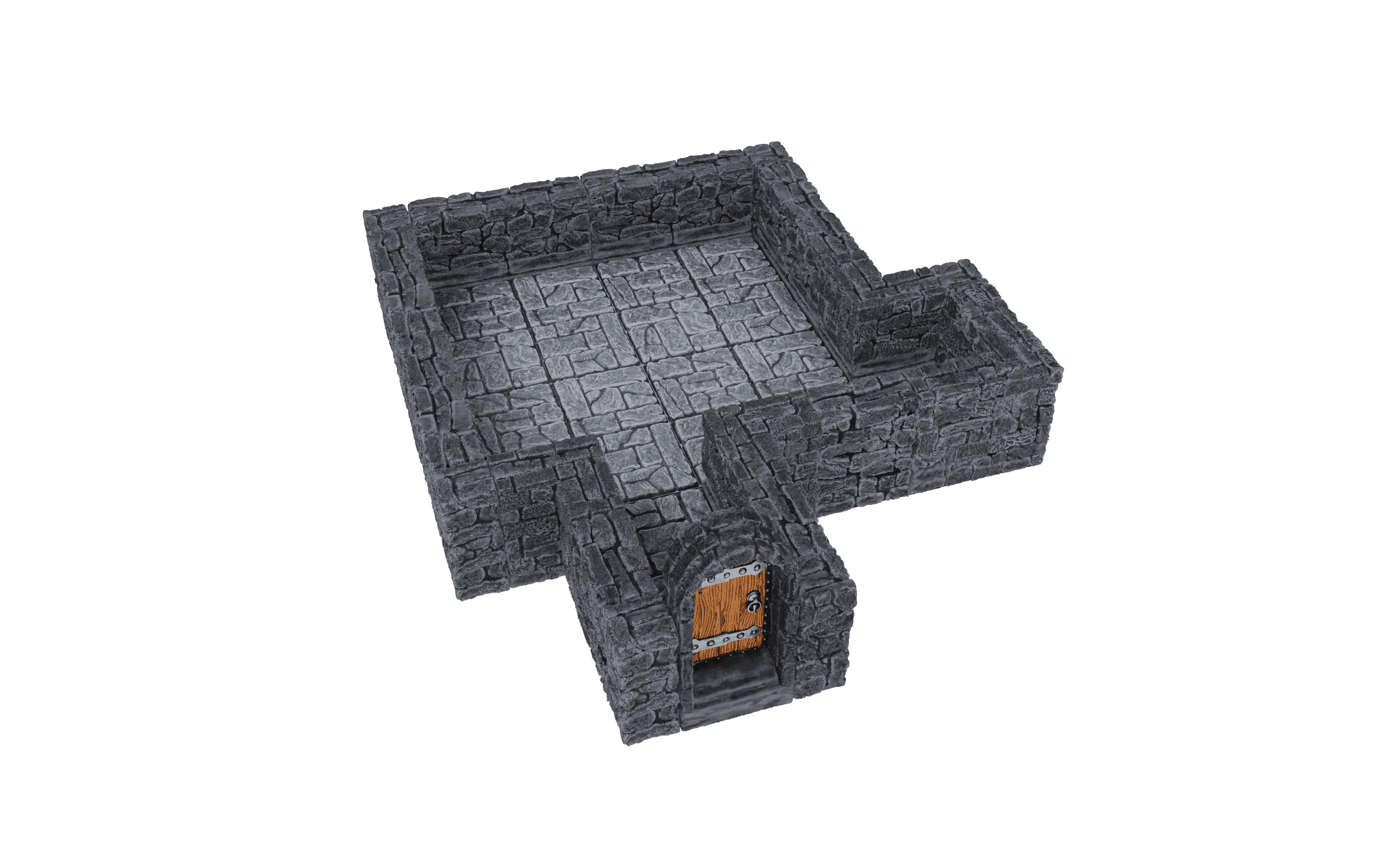 WarLock Tiles: Expansion Pack - 1 in. Dungeon Straight Walls - 