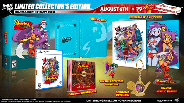 Shantae and the Pirates Curse Collector Edition Limited Run (PlayStation 5) - Brand New