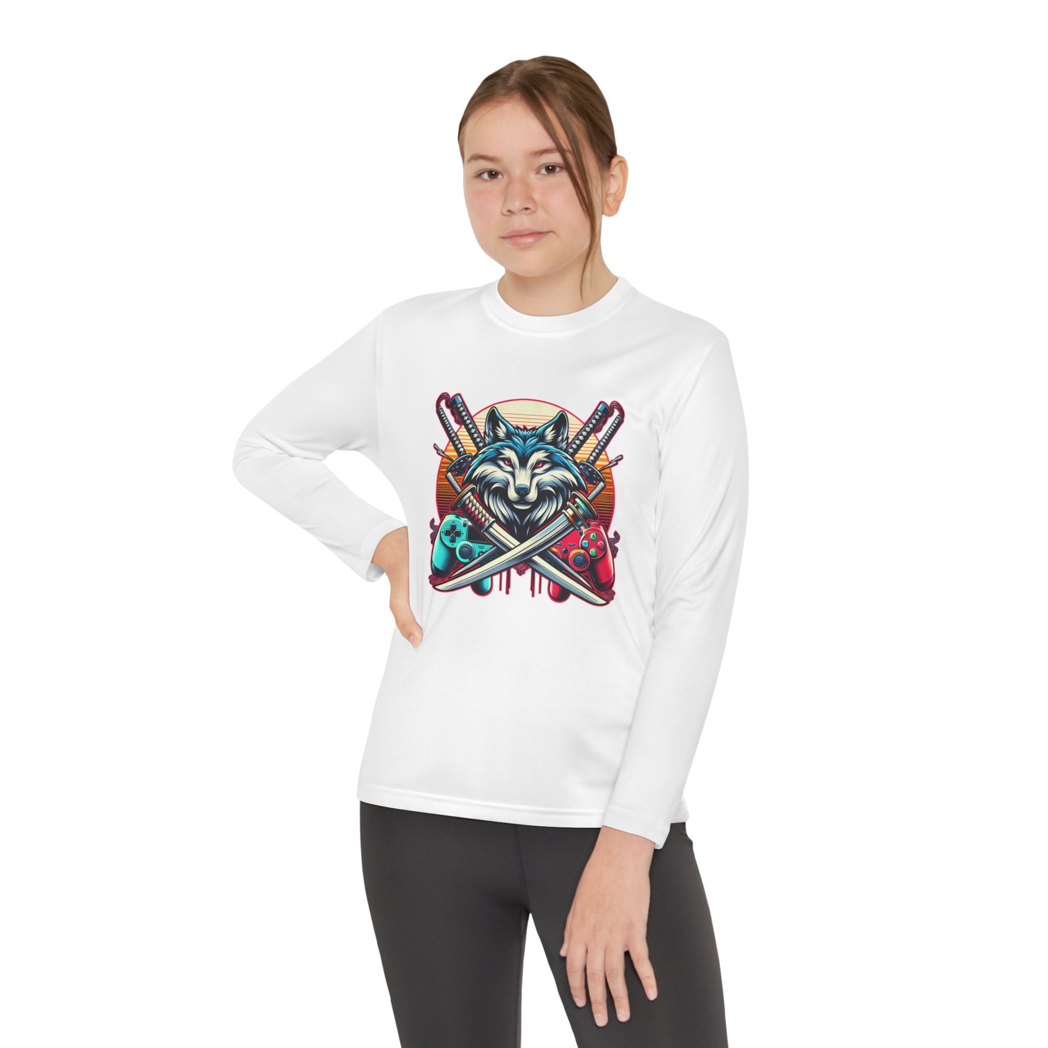 Xp wolf gamer long sleeve shirt