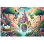 Trefl Kids Inspired By Fantasy Knight of Treflik and the Dragons 100 Piece Kids Puzzle