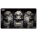 Fallout - Brotherhood of Steel Black Stitched Edge Playmat for Tabletop Gaming