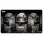 Fallout - Brotherhood of Steel Black Stitched Edge Playmat for Tabletop Gaming