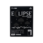 ECLIPSE® Matte Standard DECK PROTECTOR® Sleeves: Jet Black - 105ct