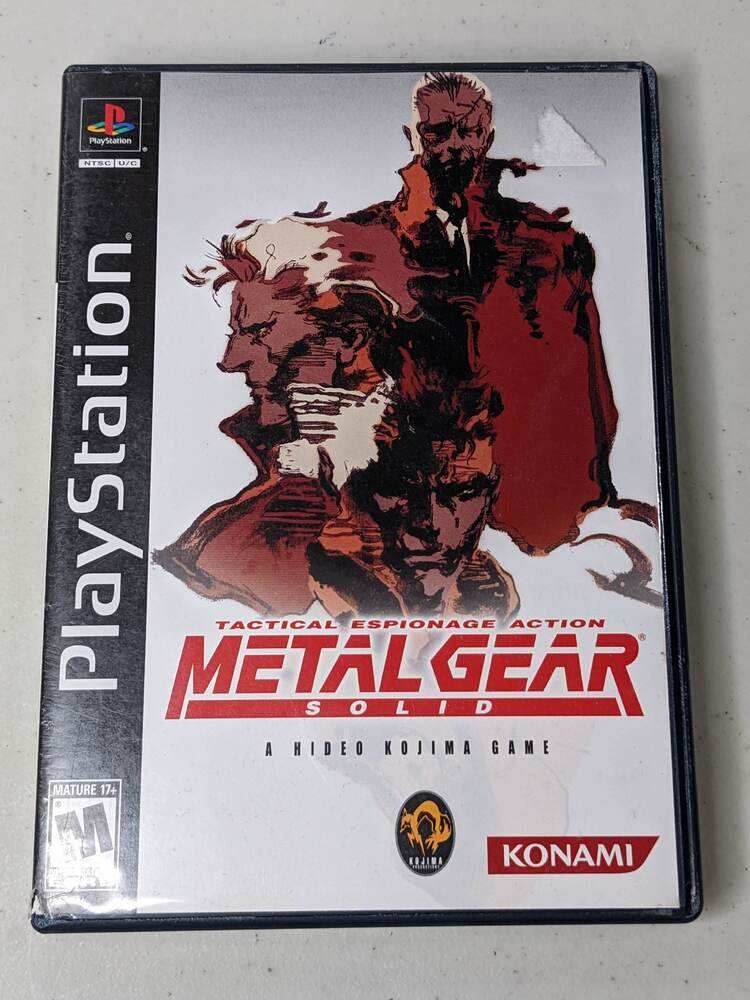 Metal Gear Solid (Long Box) (Playstation) - Game Only