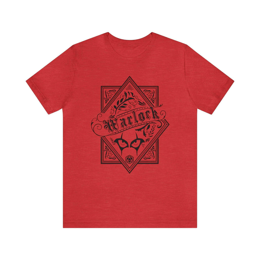 Warlock Class Shirt - Heather Red / S