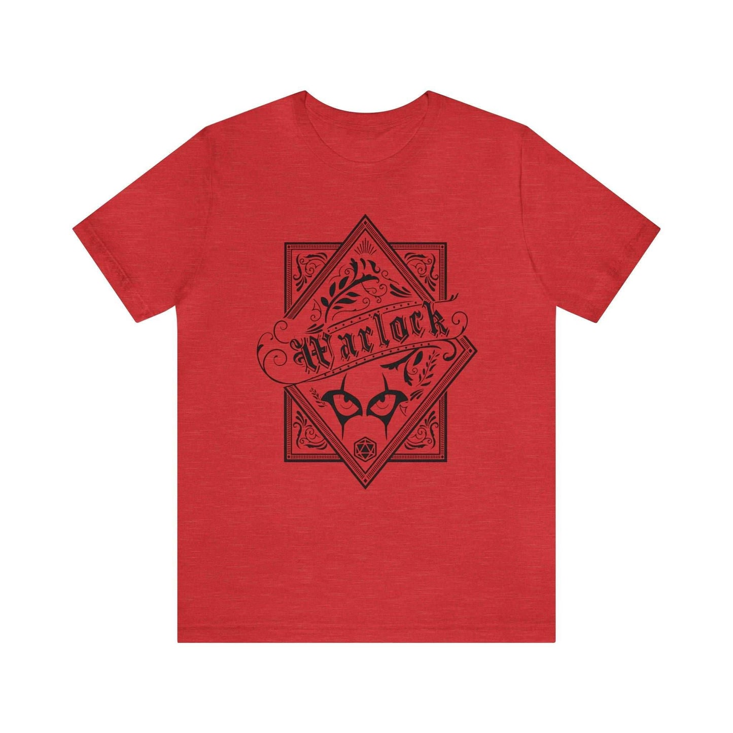 Warlock Class Shirt - Heather Red / S