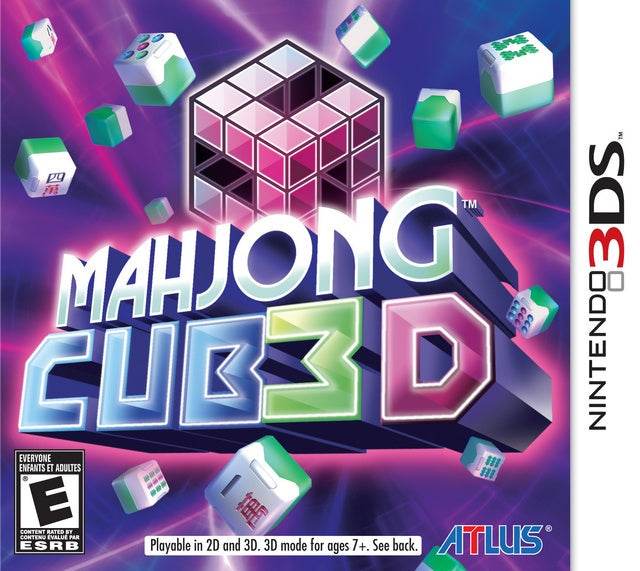 Mahjong Cub3d (Nintendo 3DS) - Game Manual Only