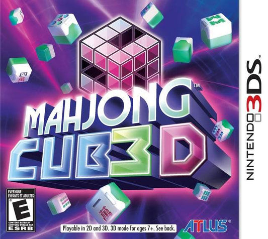Mahjong Cub3d (Nintendo 3DS) - Game Manual Only