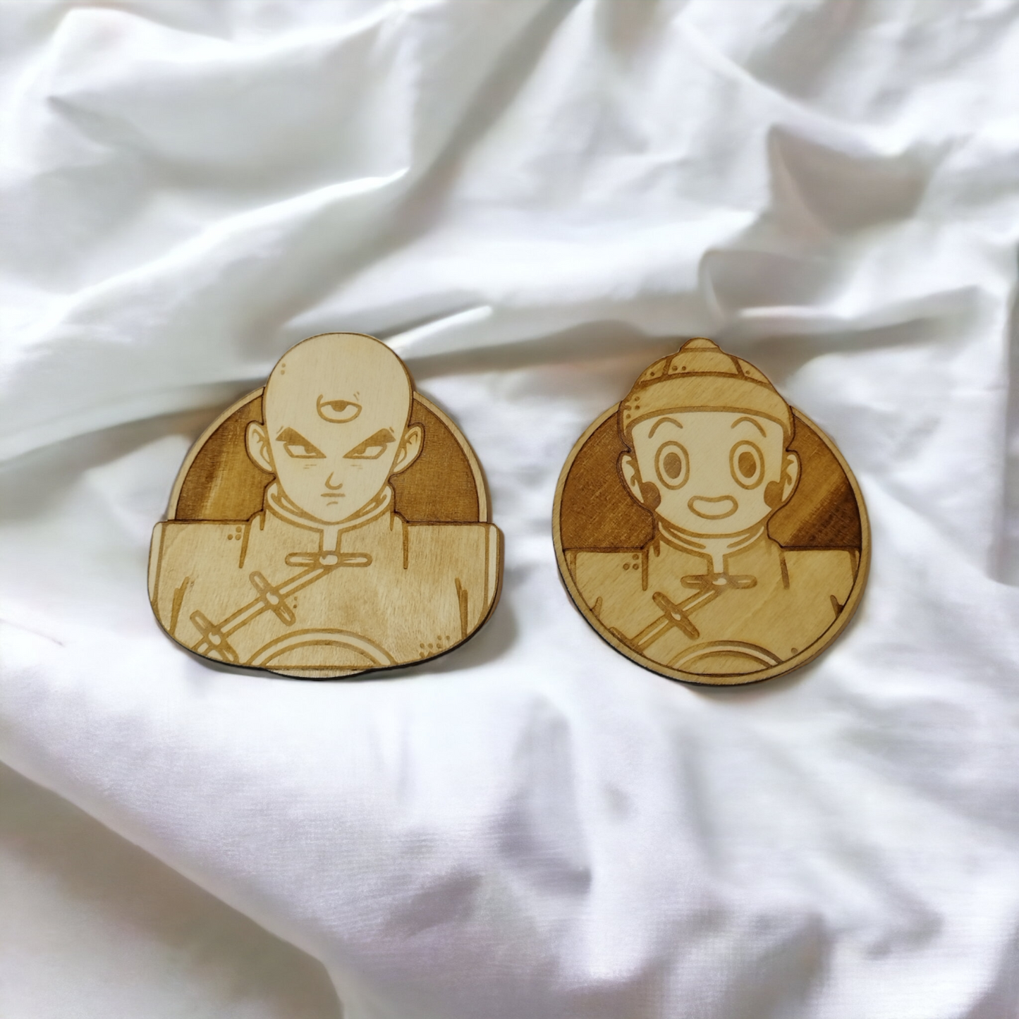 Dragon Ball Wooden Coasters - Handmade Gift - Housewarming - Wood Kitchenware-8