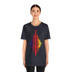 Sunset Ombre Dragon and Sword Shirt - Asphalt / S