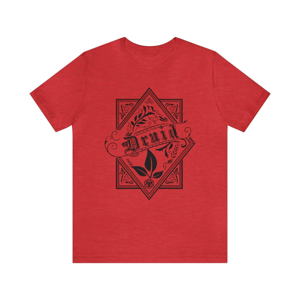Druid Class Shirt - Heather Red / S