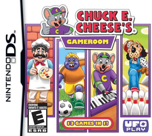 Chuck E. Cheese's Game Room (Nintendo DS) - Game Manual Only