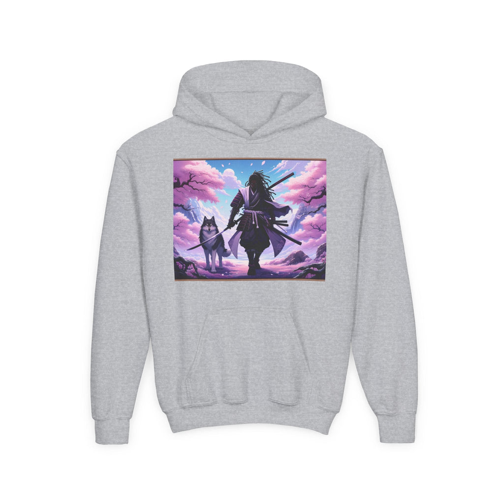 Walking The Wolves to Battle Youth Hooded Sweatshirt