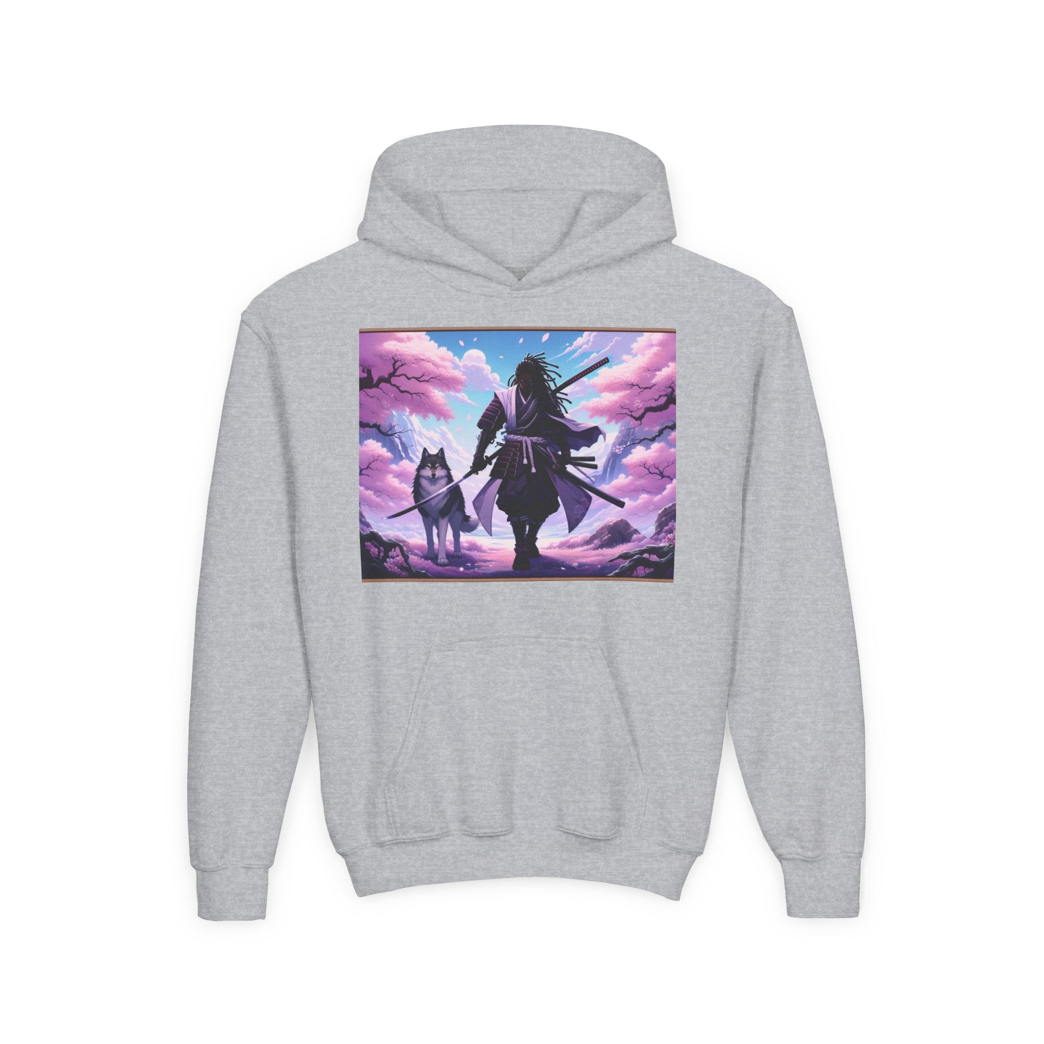 Walking The Wolves to Battle Youth Hooded Sweatshirt