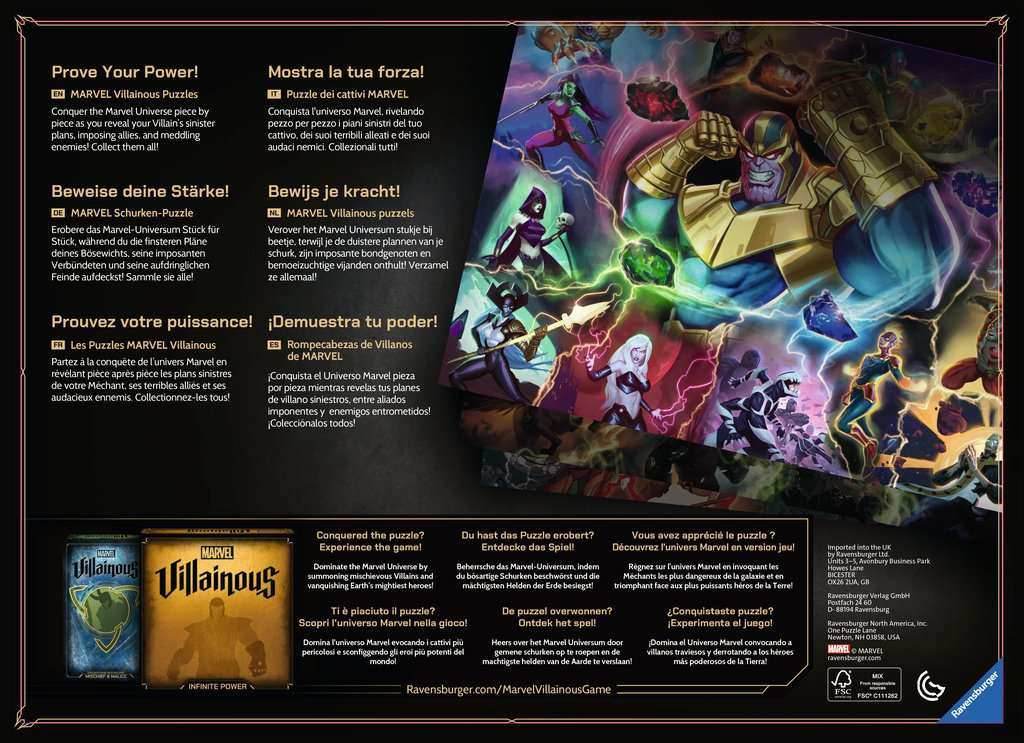 Puzzle: Marvel Villainous: Thanos - 