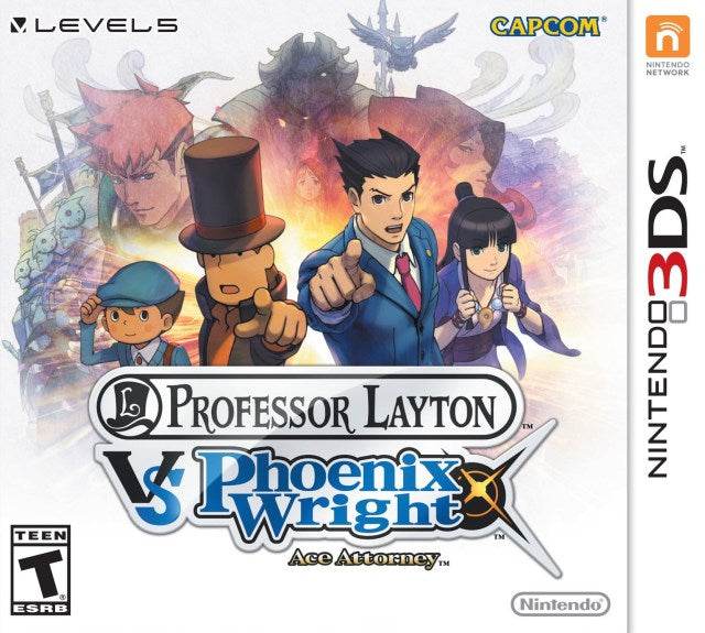 Professor Layton VS Phoenix Wright: Ace Attorney (Nintendo 3DS) - Game Manual Only
