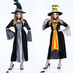 Women Scary Witch Costumes Sorceress Cosplay Costume For Halloween Carnival Fancy Dress Women Magic Moment Costume