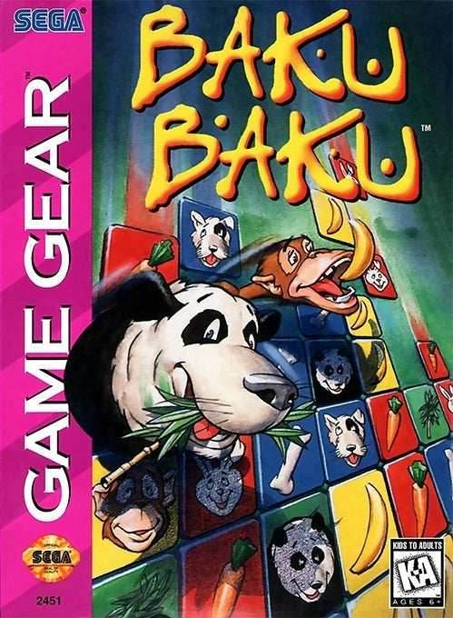 Baku Baku (Sega Game Gear) - Game Manual Only